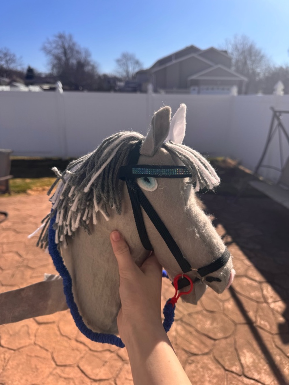 Handmade Hobby Horse with Bridle
